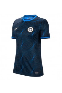 Fotbalové Dres Chelsea Dámské Venkovní Oblečení 2023-24 Krátký Rukáv